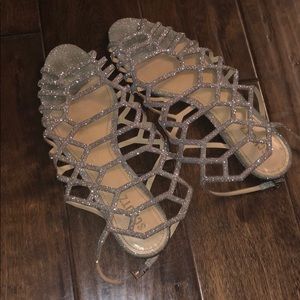 Glittery sandals by Shutz